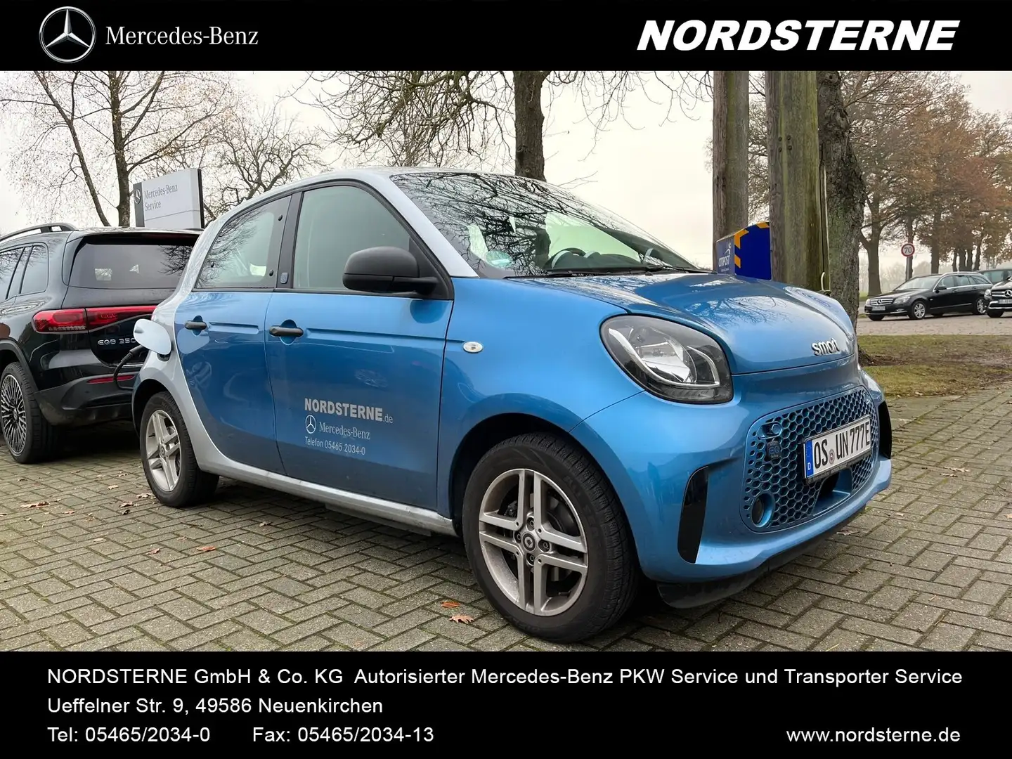smart forFour smart EQ forfour Passion Navi Sitzheizung  Styling Blau - 1