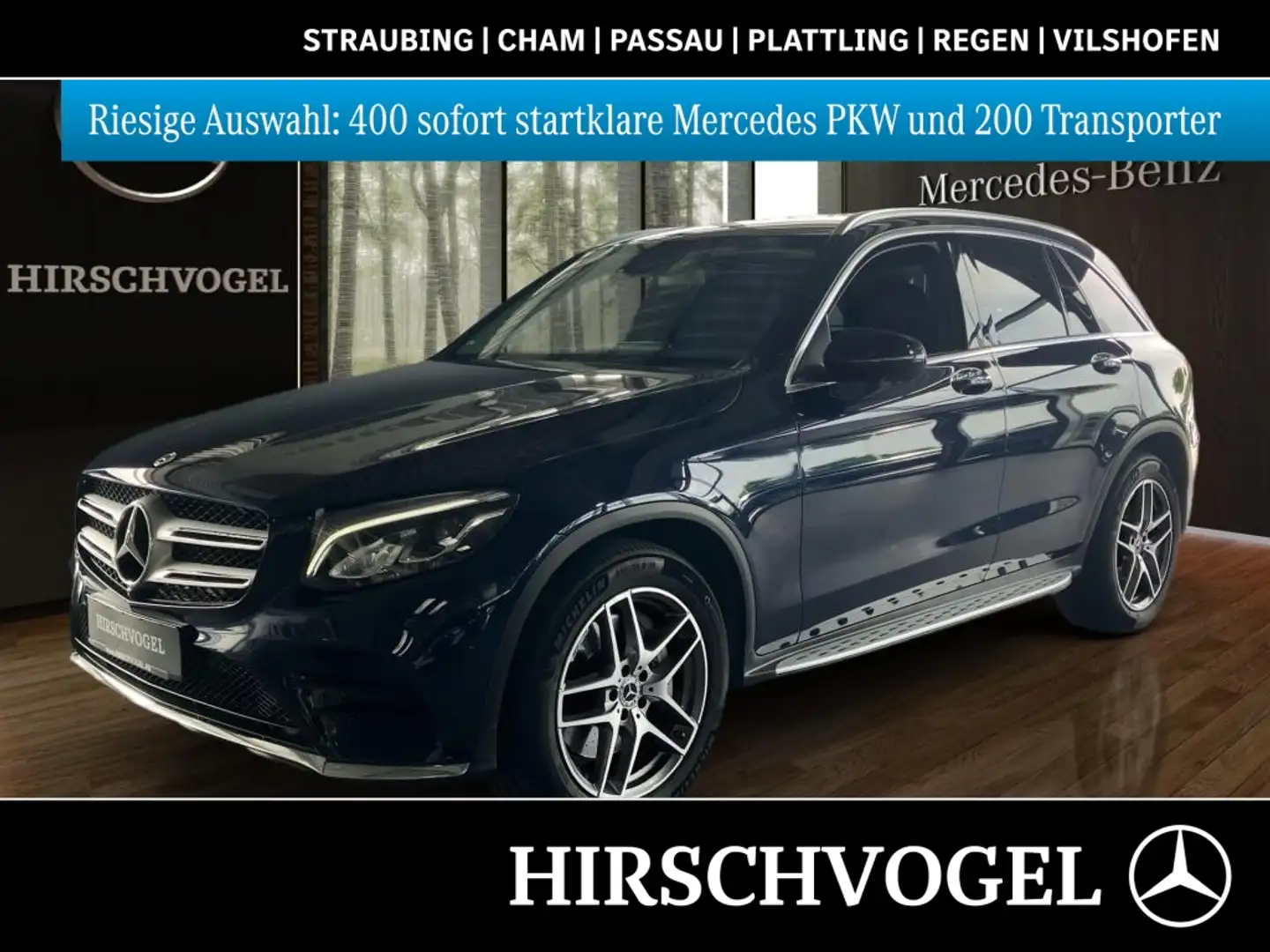 Mercedes-Benz GLC 250 4M AMG-Line+KEYLESS+Com+LED+360°-Kam+PDC Albastru - 1