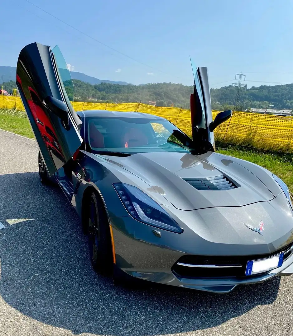 Chevrolet Corvette C7 STINGRAY 6.2 V8 NO SUPERBOLLO Gri - 2