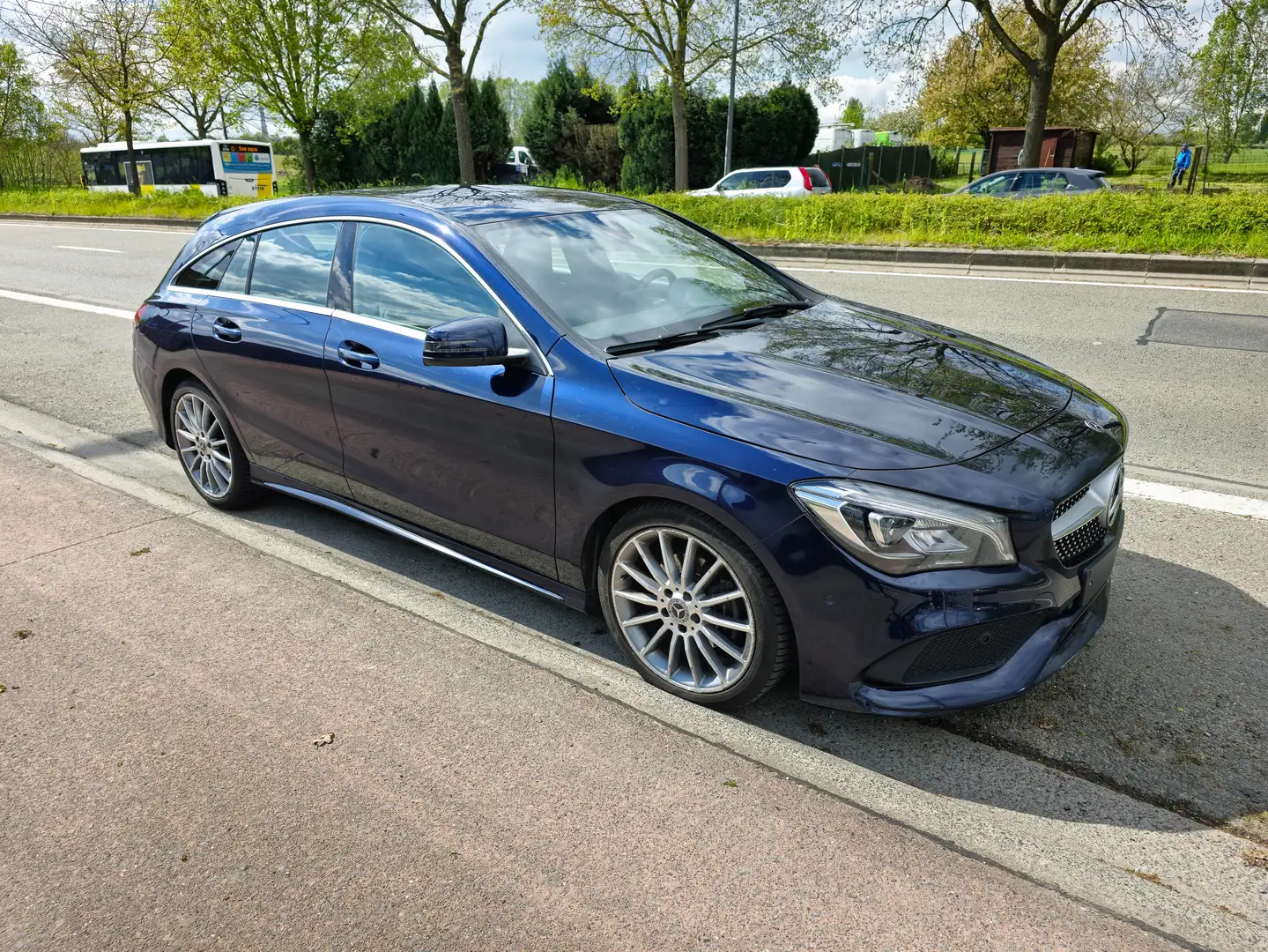 Mercedes-Benz CLA 180 d "AMG PACK" 1°EIG. IN PERFECTE STAAT 2018 '' Kék - 1
