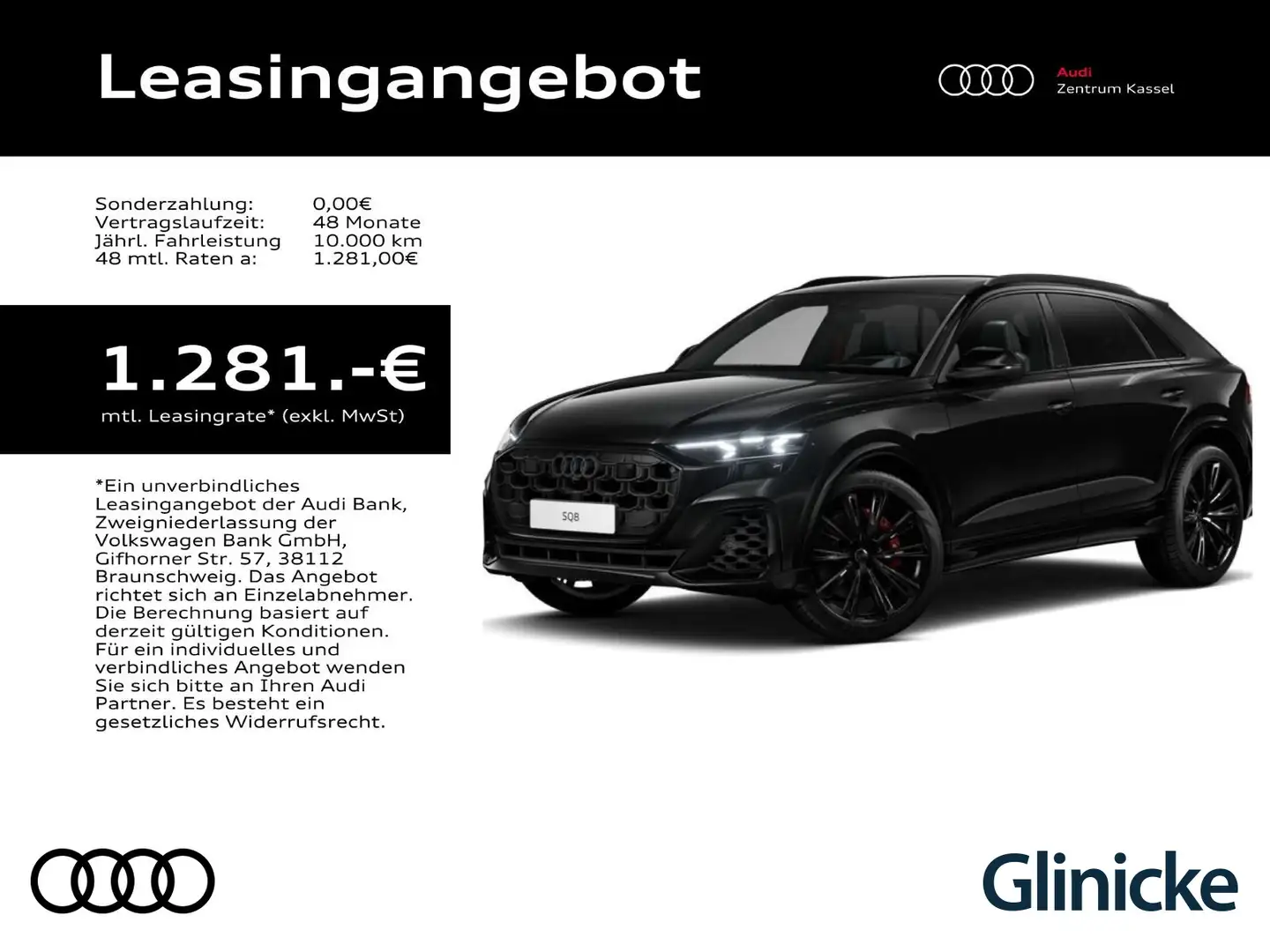 Audi SQ8 TFSI Matrix Pano B&O HuD AHK 360° StandHZG Black - 1