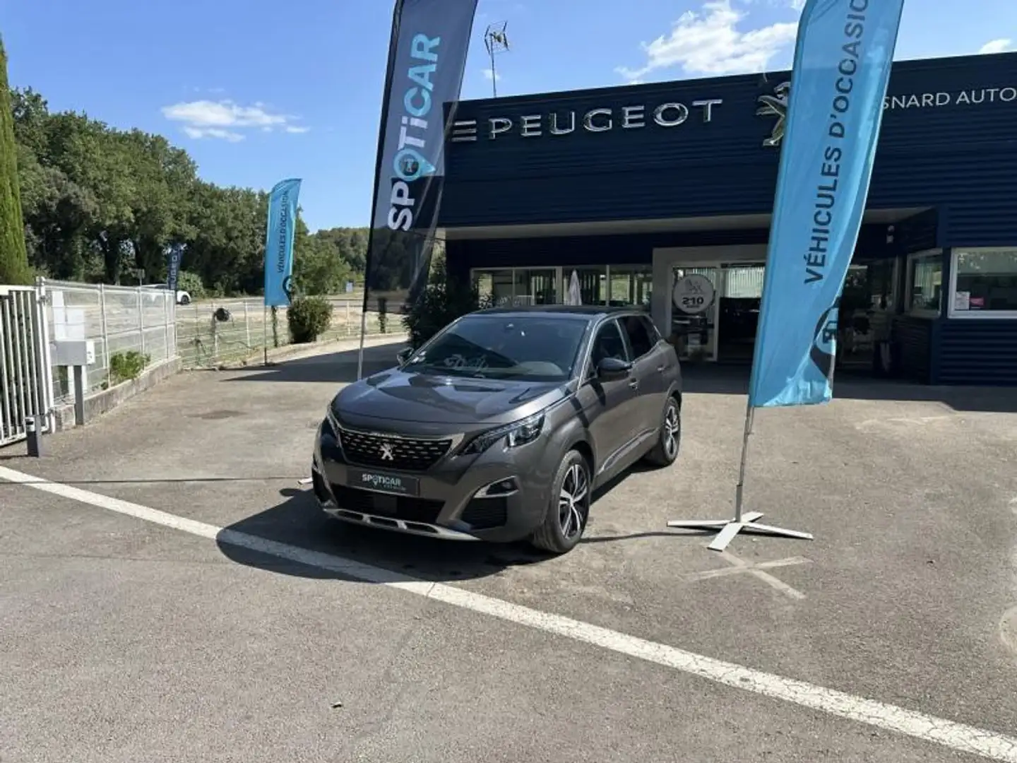 Peugeot 3008 1.2 PureTech 130ch GT Line S\u0026S Gris - 1
