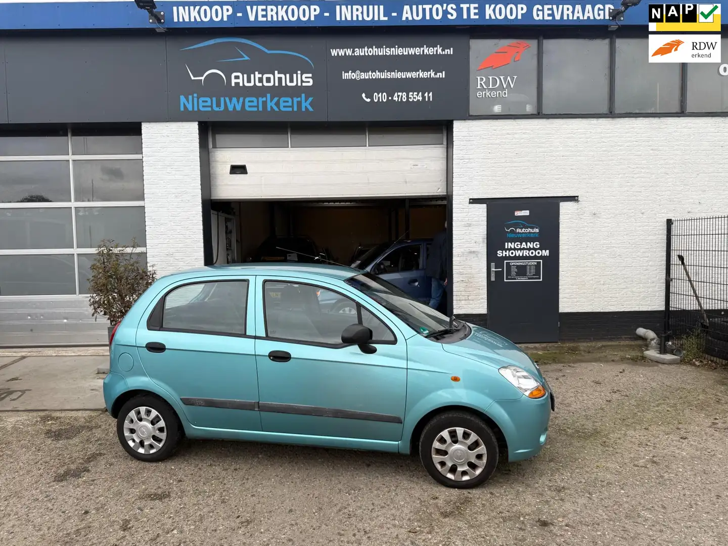 Chevrolet Matiz 0.8 Style- Automaat- met NAP en een ruime APK!!! Blauw - 1