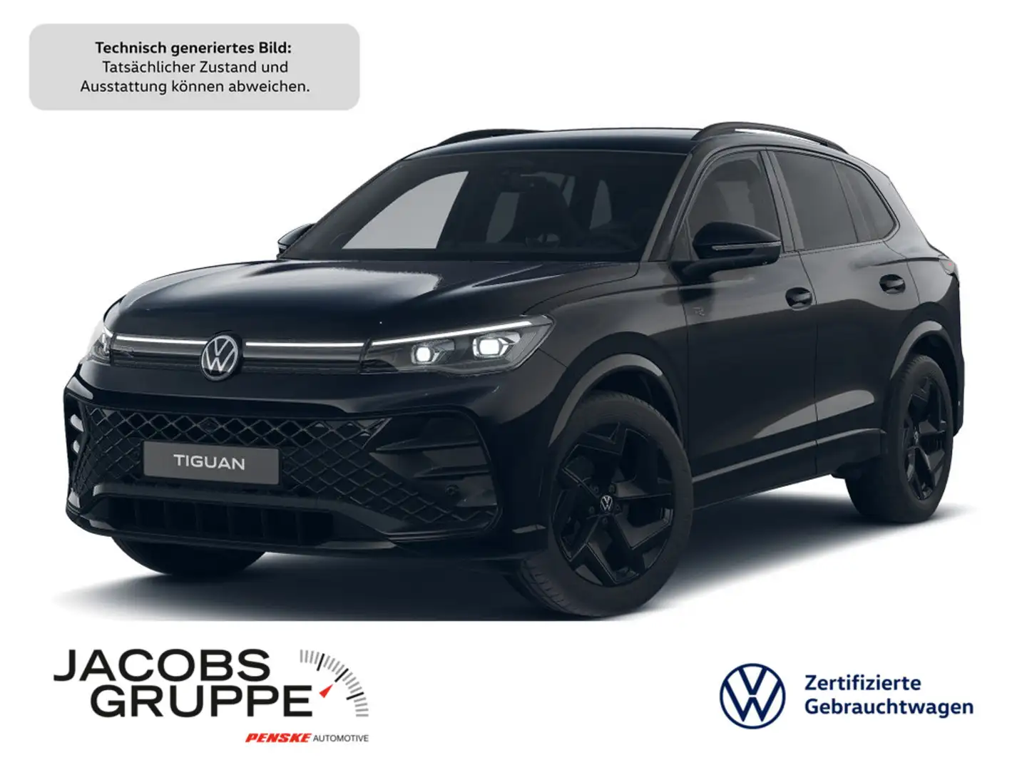 Volkswagen Tiguan 1.5 TSI DSG R-line Black Navi*AHK*H&K*CAM R-Line Schwarz - 1