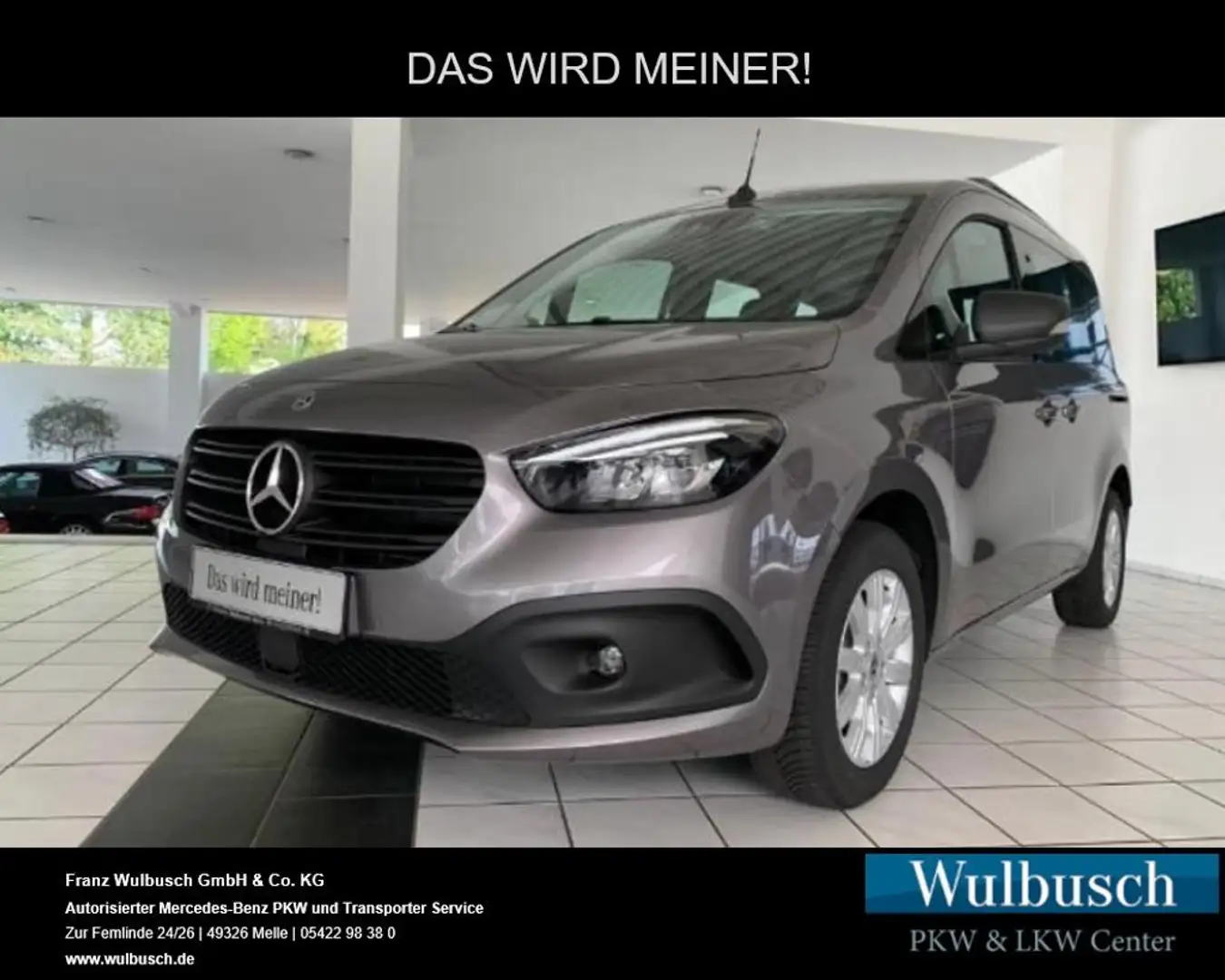 Mercedes-Benz Citan Tourer 113 Navi PDC KAM SHZ 2xKlima SpurH Grau - 1