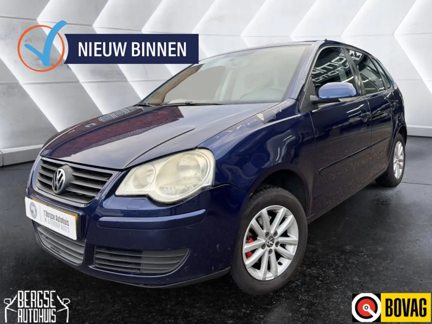 Volkswagen Polo 1.6 16V Optive 105PK CRUISE ECC STOELVERWARM. Blau - 1