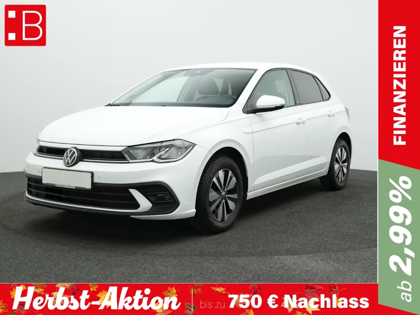 Volkswagen Polo 1.0 TSI Move LED NAVI KAMERA PARKLENK ACC SHZ Weiß - 1