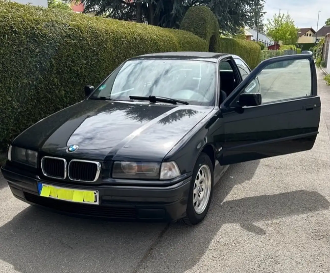 BMW 316 Compact - Open Air Faltdach_ Oldtimer Чорний - 1