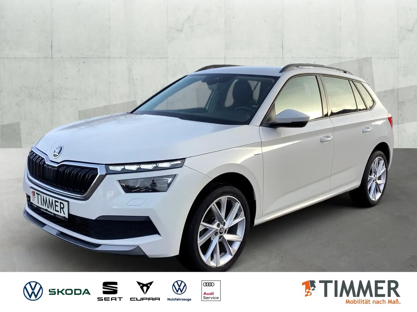 Skoda Kamiq 1.5 TSI Clever *AHK*RFK*Business* Weiß - 1