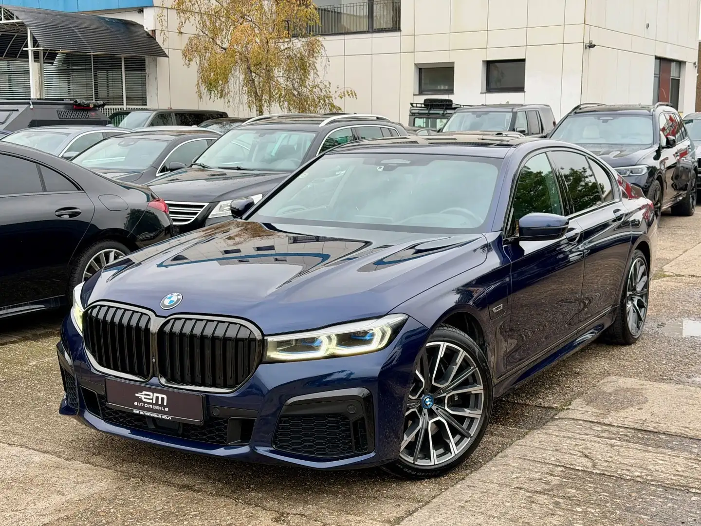 BMW 745 e M Sport/Nappa/Massage/Laser/360/HK/Head-Up Blau - 1