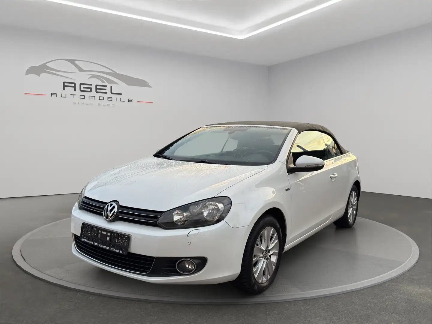 Volkswagen Golf Cabriolet Basis Life*PDC V/H*Sitzheizung*Sportsitze* Weiß - 1