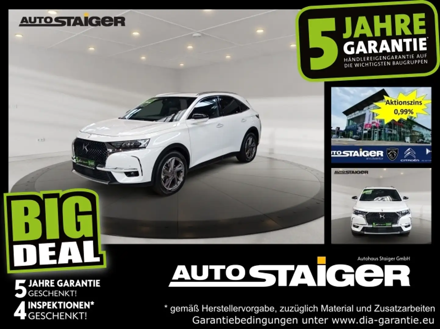 DS Automobiles DS 7 Crossback DS7 Crossback E-Tense Rivoli *Leder*Navi* Weiß - 1