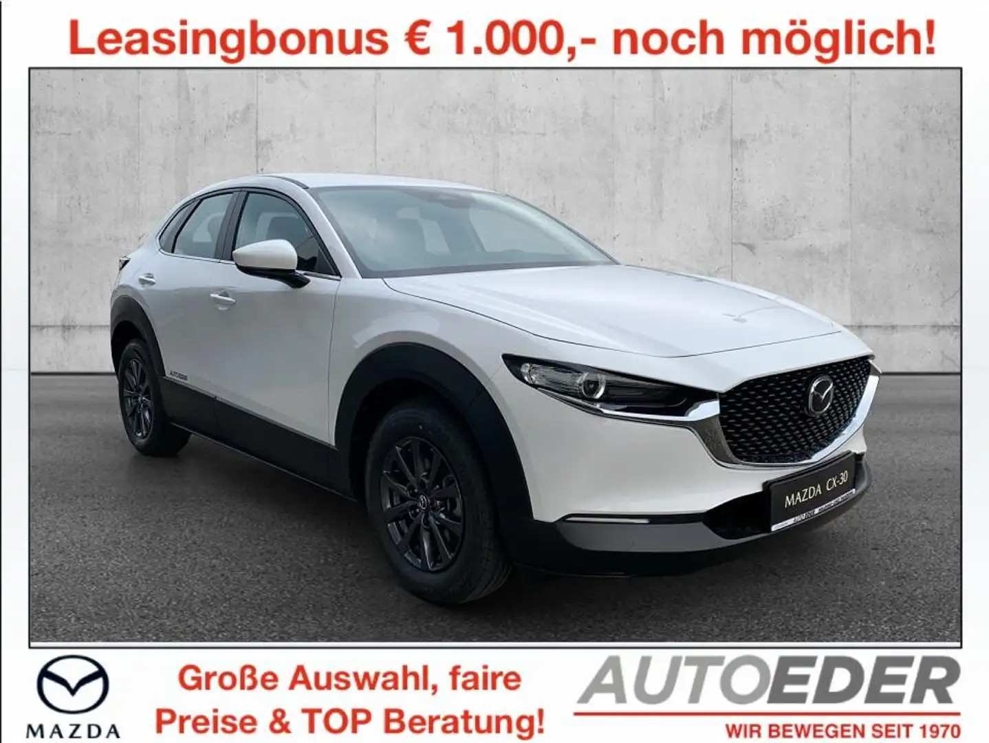Mazda CX-30 e-Skyactive G140 Prime-Line Weiß - 1