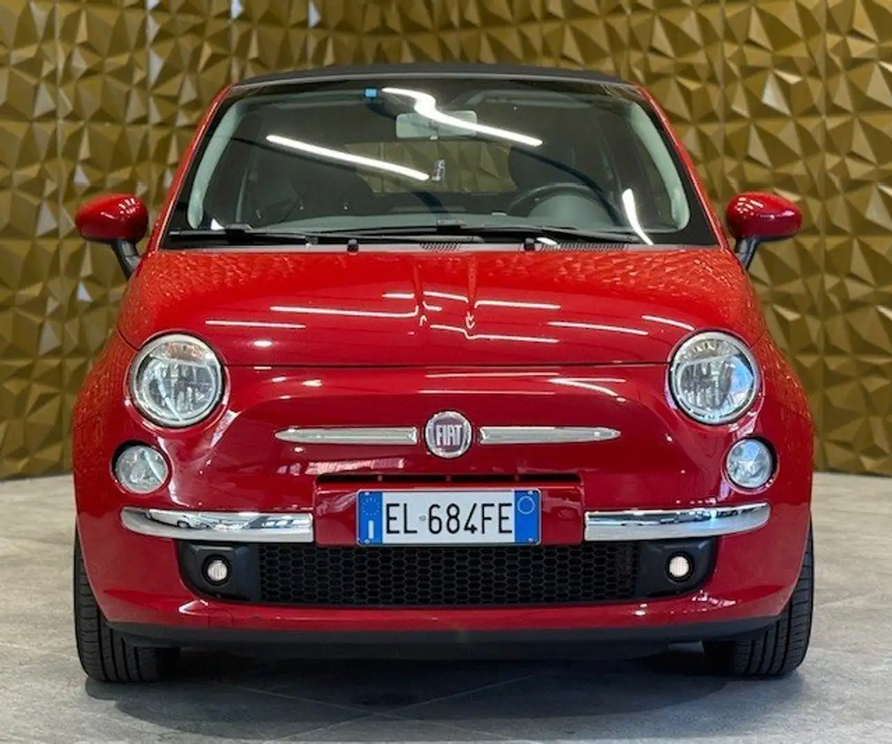 Fiat 500C 500C 1.2 Lounge 69cv Rouge - 1