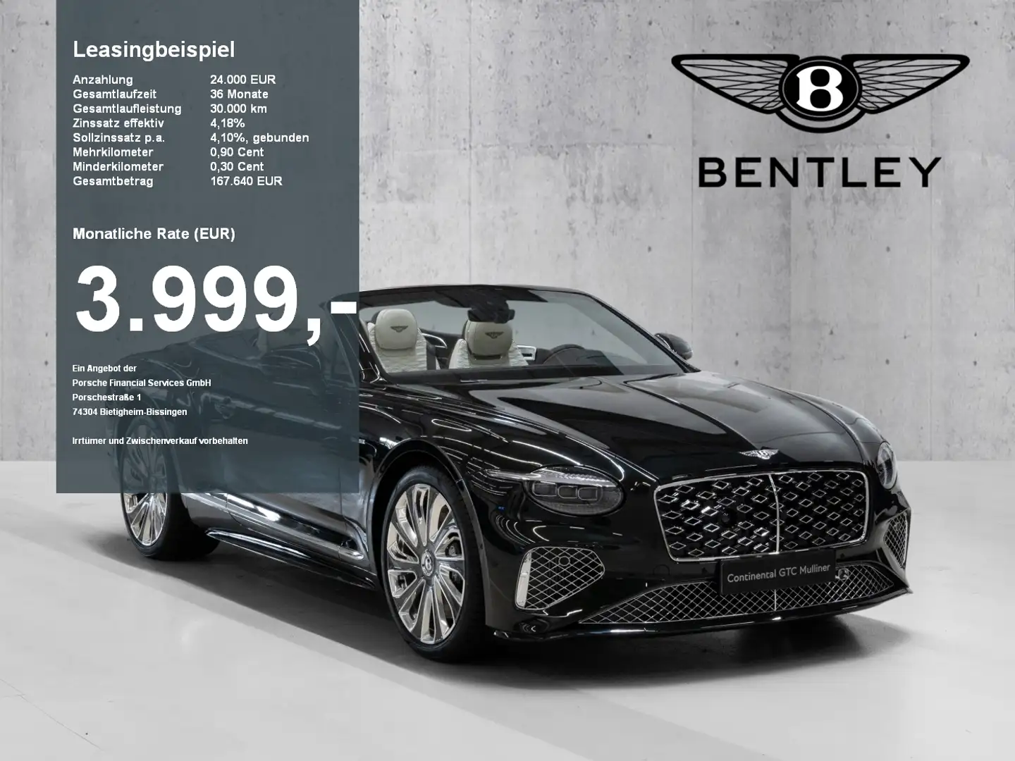 Bentley Continental GTC Mulliner Mulliner Bespoke Groen - 1