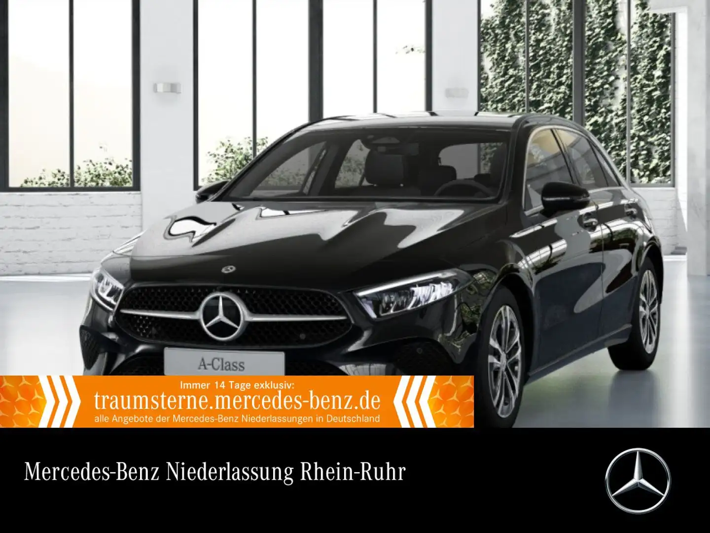 Mercedes-Benz A 180 PROGRESSIVE+AHK+LED+KAMERA+TOTW+KEYLESS+7G Schwarz - 1