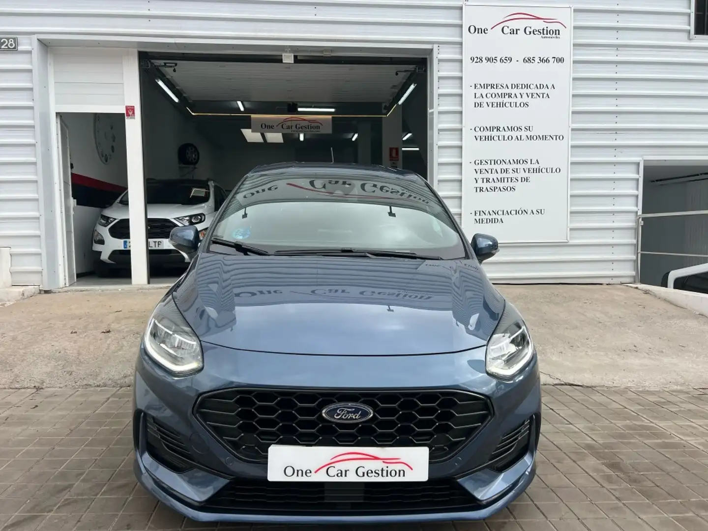 Ford Fiesta 1.0 EcoBoost MHEV ST Line 125 Bleu - 2
