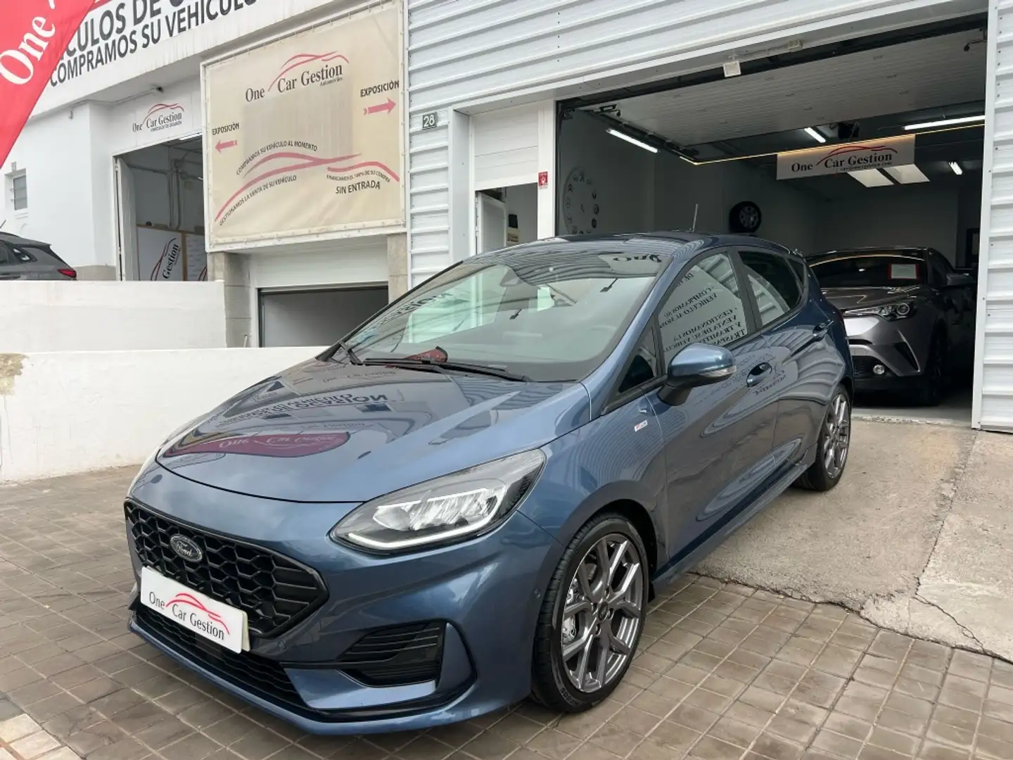 Ford Fiesta 1.0 EcoBoost MHEV ST Line 125 Bleu - 1