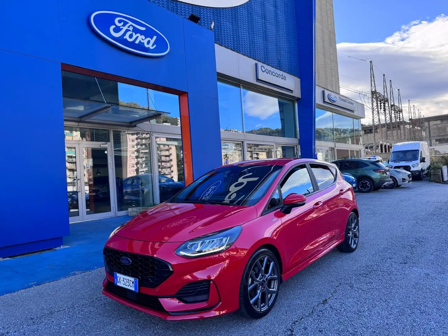Ford Fiesta Fiesta 5p 5p 1.0 ecoboost h ST-Line 125cv Rosso - 1