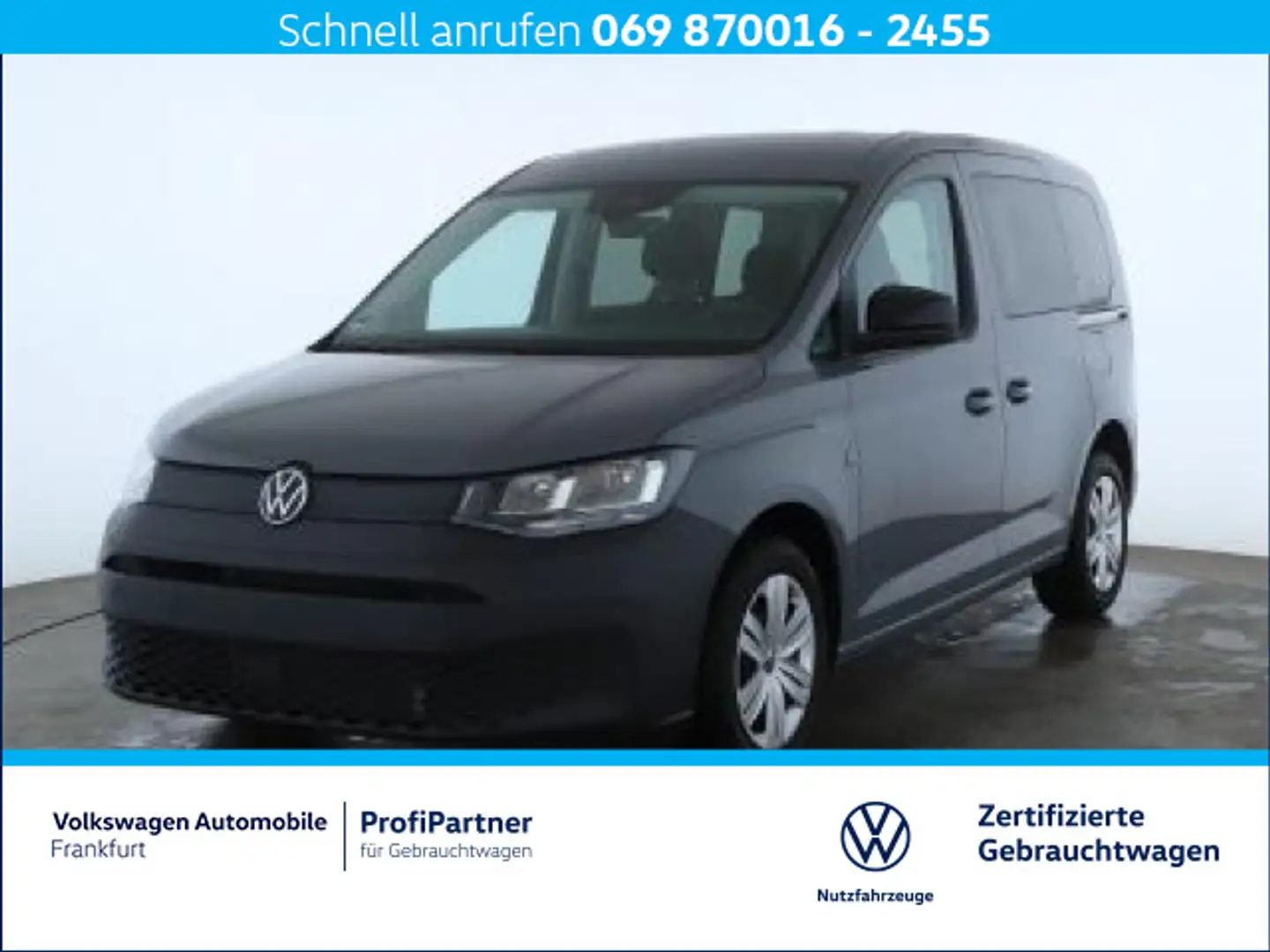 Volkswagen Caddy 1.5 TSI Basis FrontAssist Klima DAB+ Grau - 1