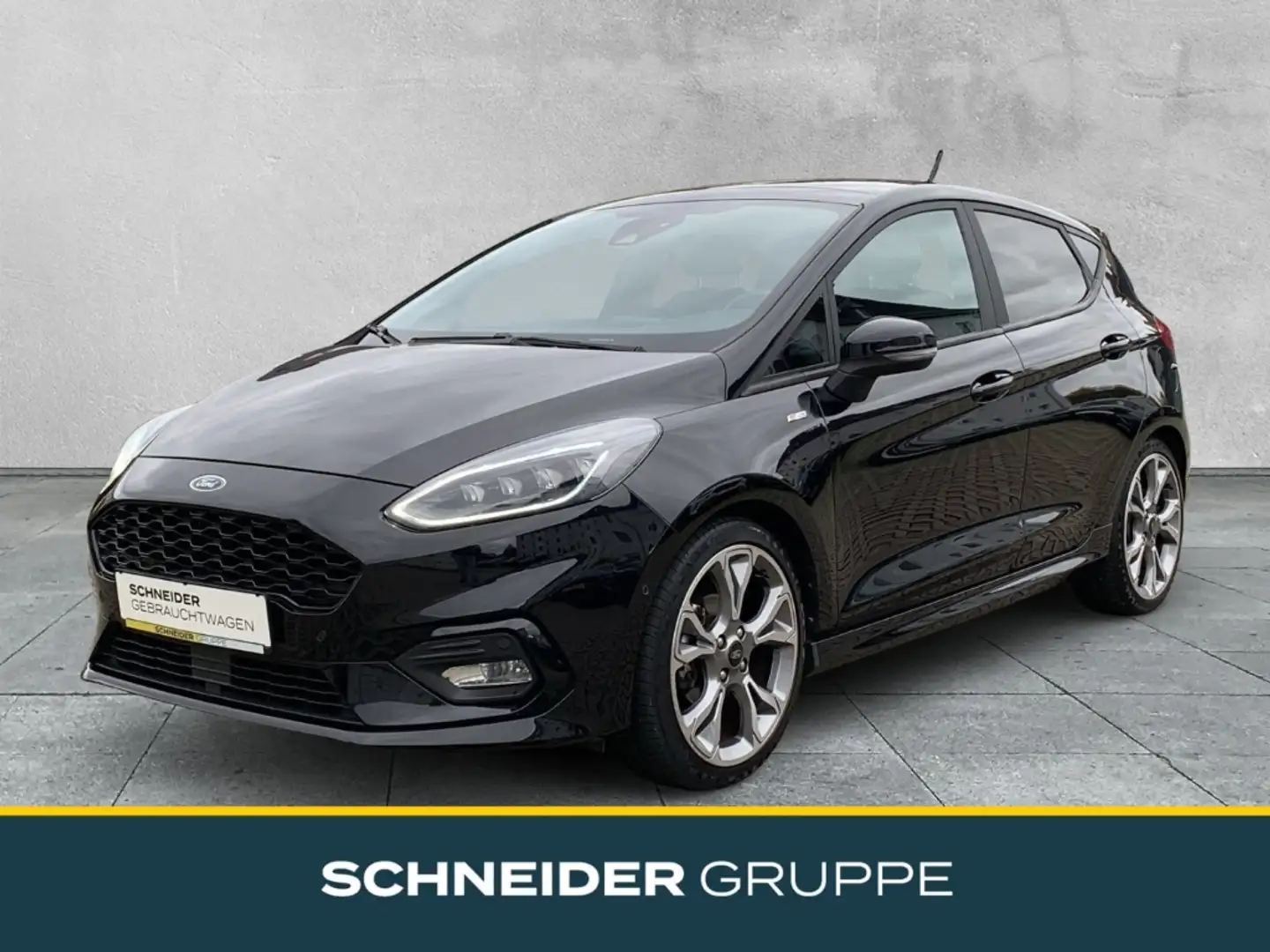 Ford Fiesta 1.0 Eco-Boost ST-Line PANO+RFK+NAV+SHZ+BT Noir - 1