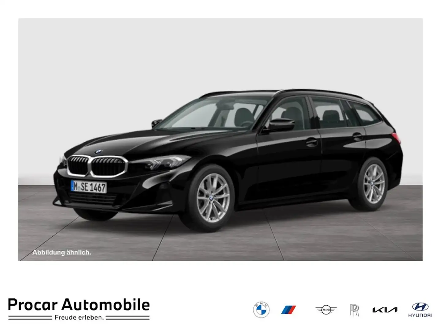 BMW 320 d 8-FACH BEREIFT+SHZ+TOURING Schwarz - 1