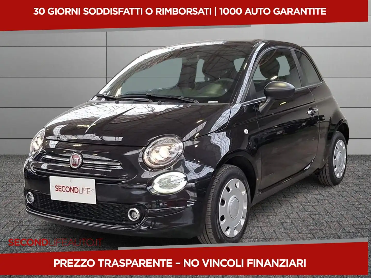 Fiat 500 1.0 hybrid 70cv Nero - 1
