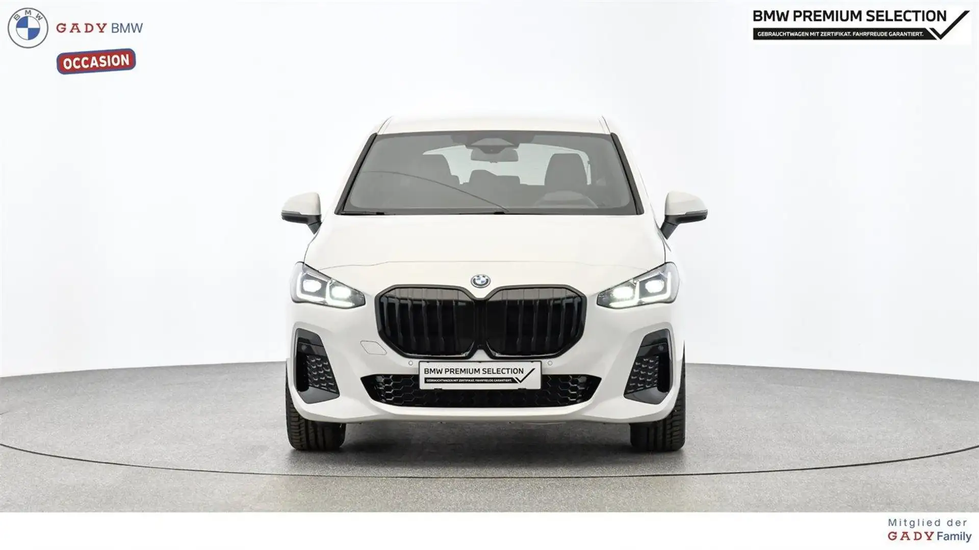 BMW 225 e xDrive Active Tourer Bílá - 2
