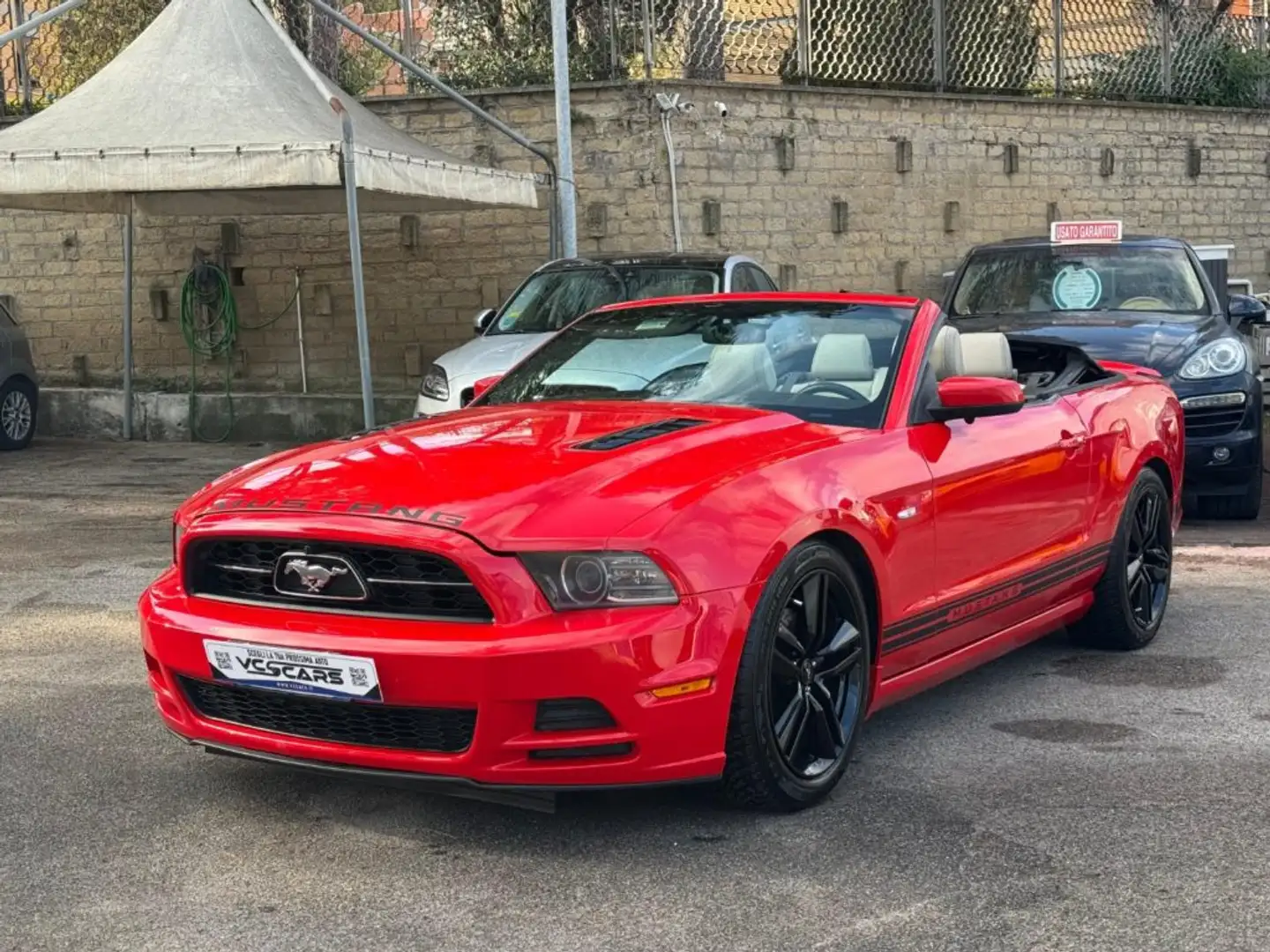 Ford Mustang Convertible 3.7 V6 aut. *TARGA ITALIANA* Rosso - 1