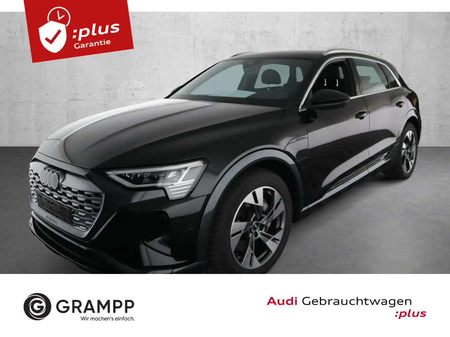 Audi Q8 e-tron 55 Advanced +ADAPAIR+DIGITAL-MATRIX+ Schwarz - 1