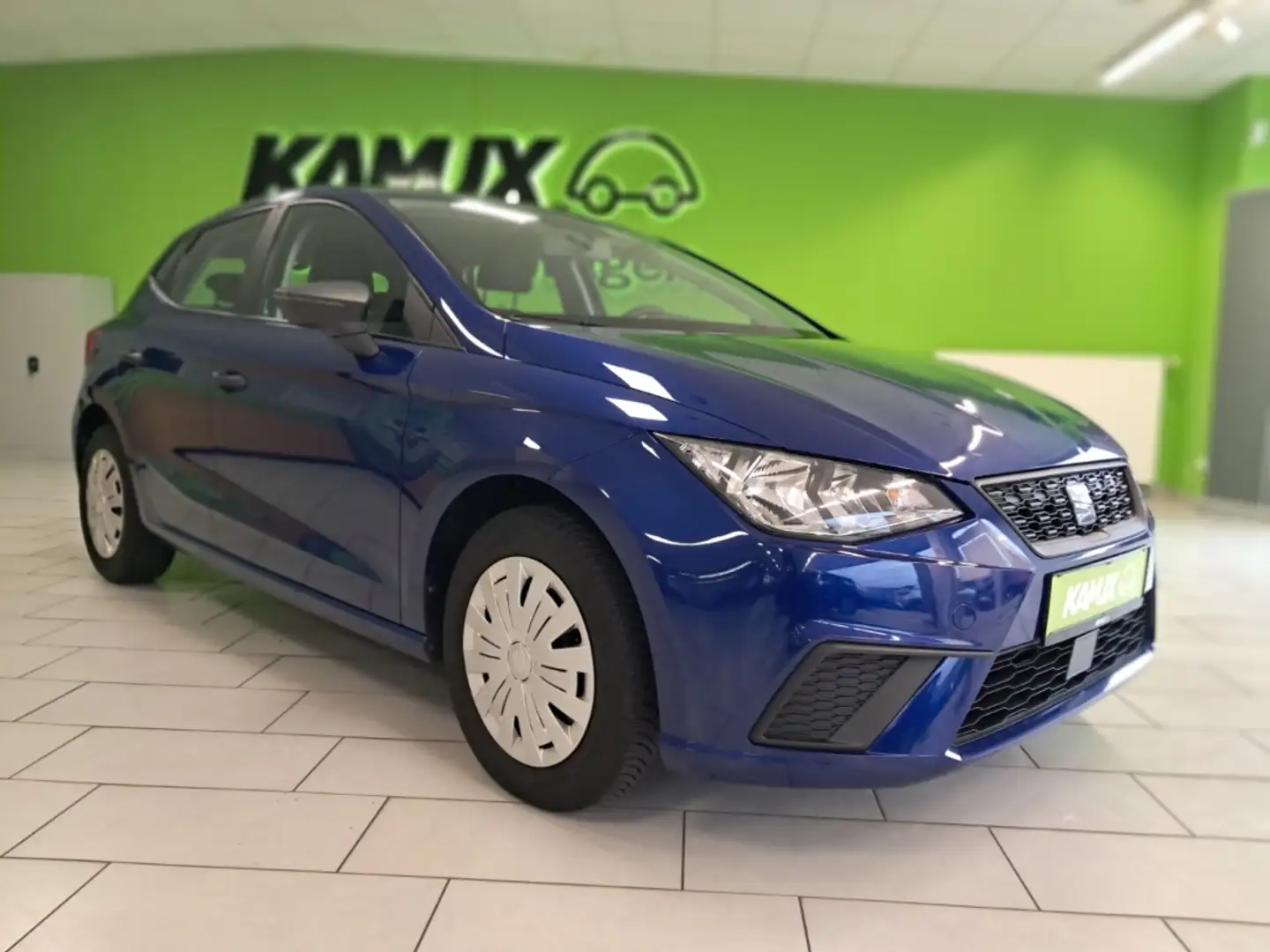 SEAT Ibiza 1.0MPI Reference+PDC+KLIMA+BLUETOOTH Bleu - 1