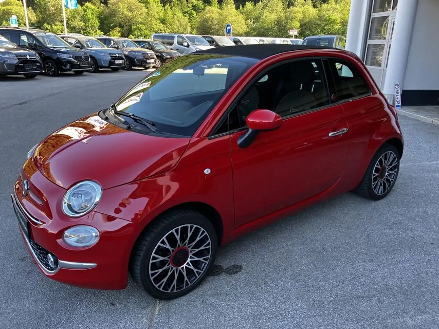 Fiat 500C Hybrid Fire Fly 70 Red Rot - 1