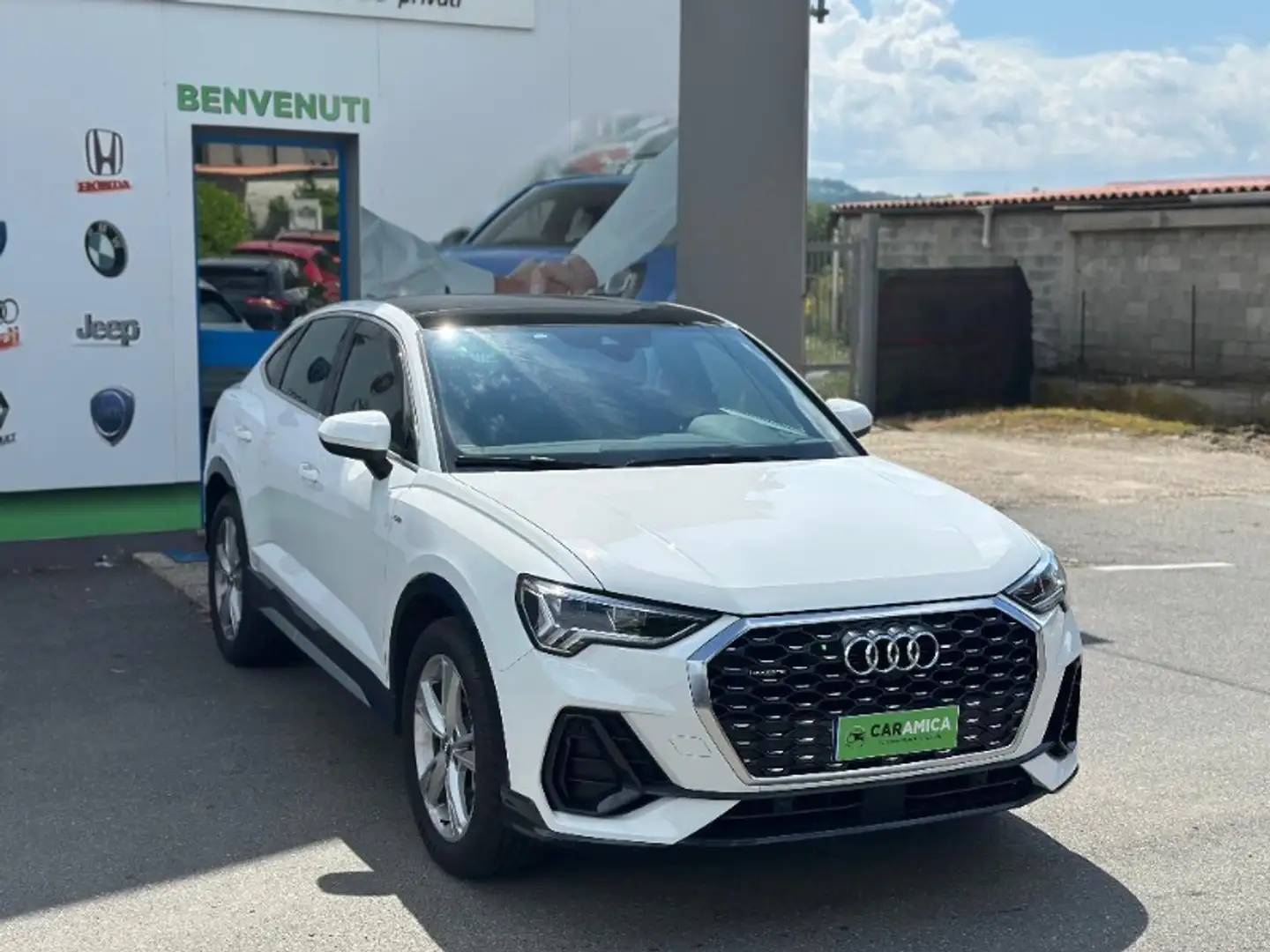 Audi Q3 Q3 SPB 45 TFSI quattro S tronic S line edition Blanc - 2