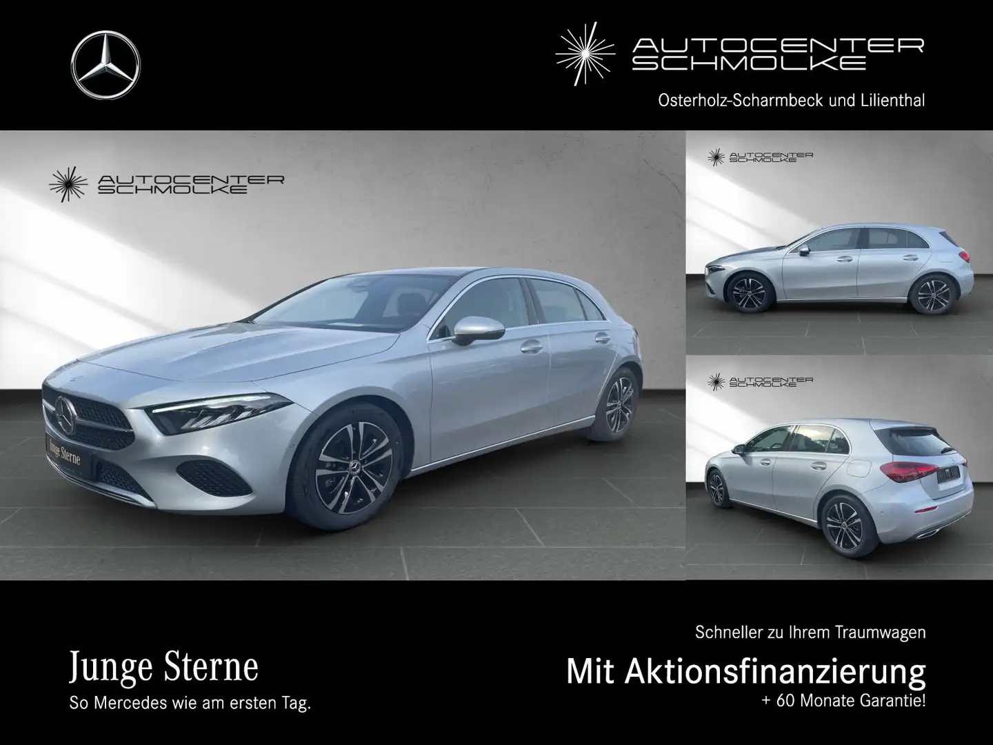 Mercedes-Benz A 180 A 180 Advanced PANORAMA*MEMORY*KAMERA*LED*MBUX* Silber - 1