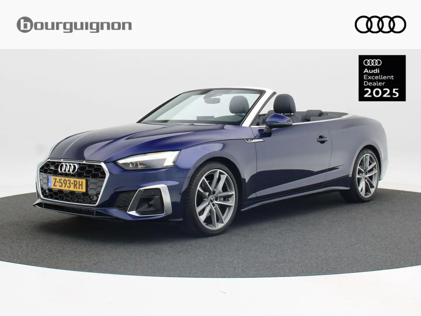 Audi A5 Cabriolet 40 TFSi 204 Pk Automaat quattro S-Line | Blauw - 1