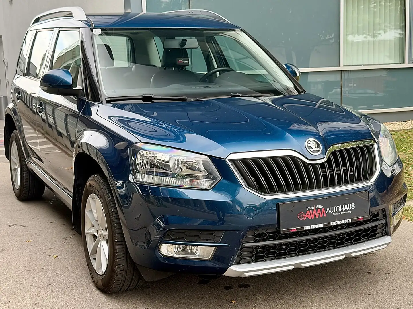Skoda Yeti 2,0 TDI Ambition 4x4 | AHK | Leder | Sitzh. Blau - 2
