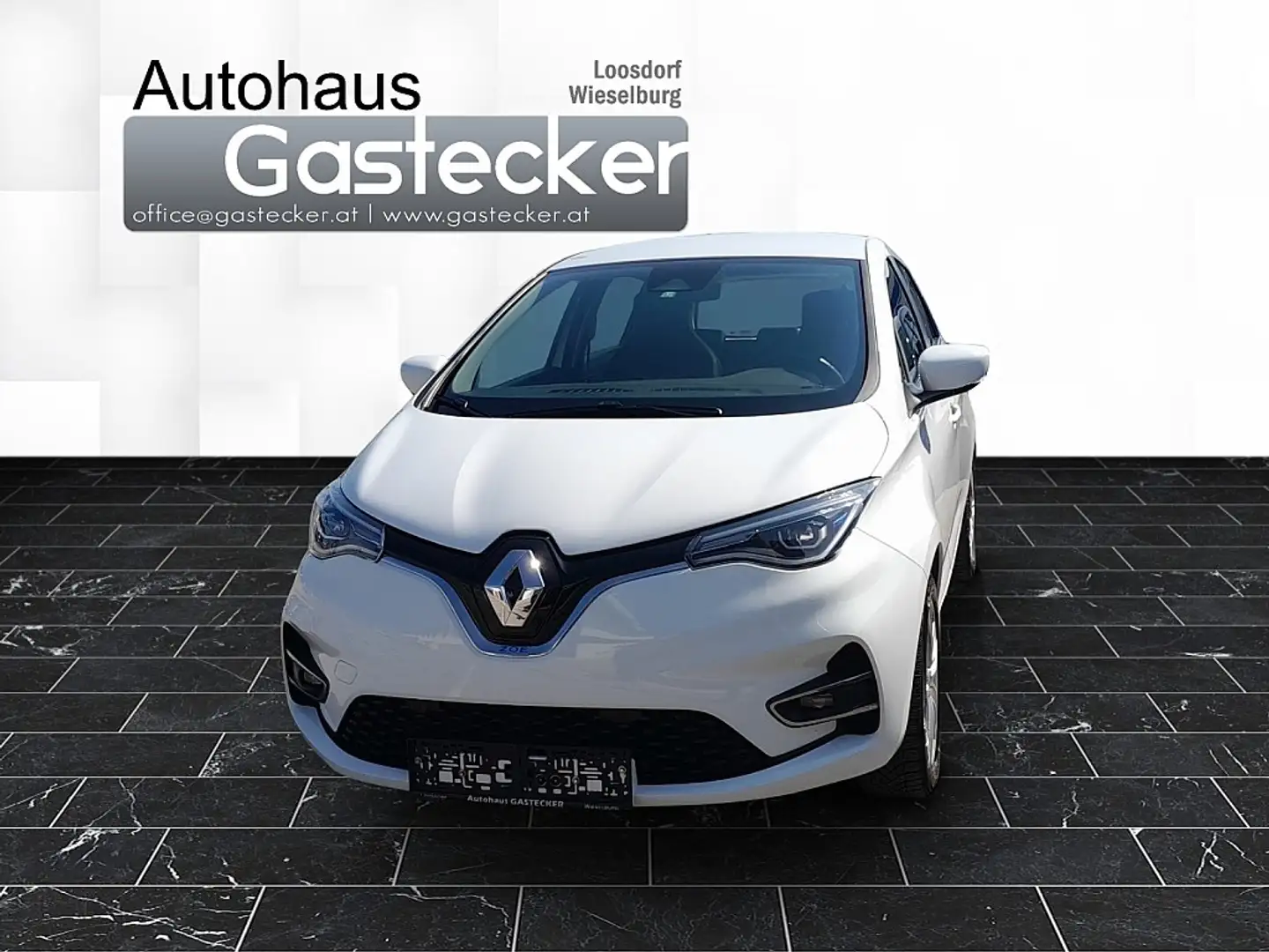 Renault ZOE Zoe Zen R110 Z.E.50 (52kWh) Batteriemiete Weiß - 1
