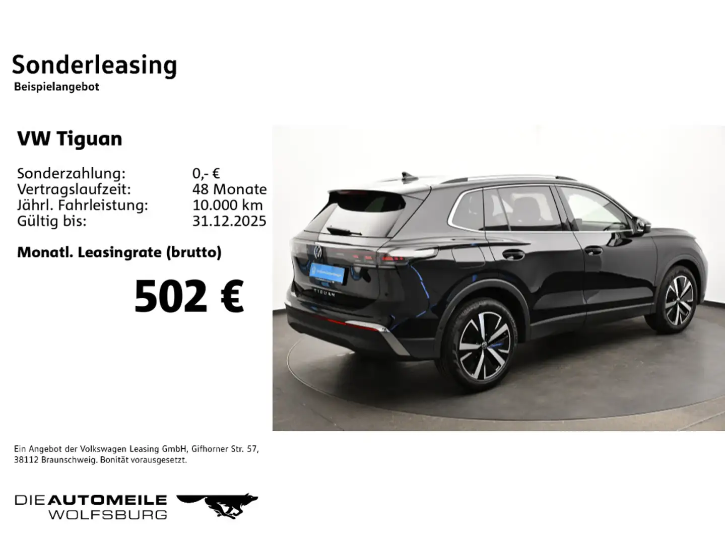 Volkswagen Tiguan 2.0 TDI DSG Elegance neues Modell HeadUp/ Schwarz - 2