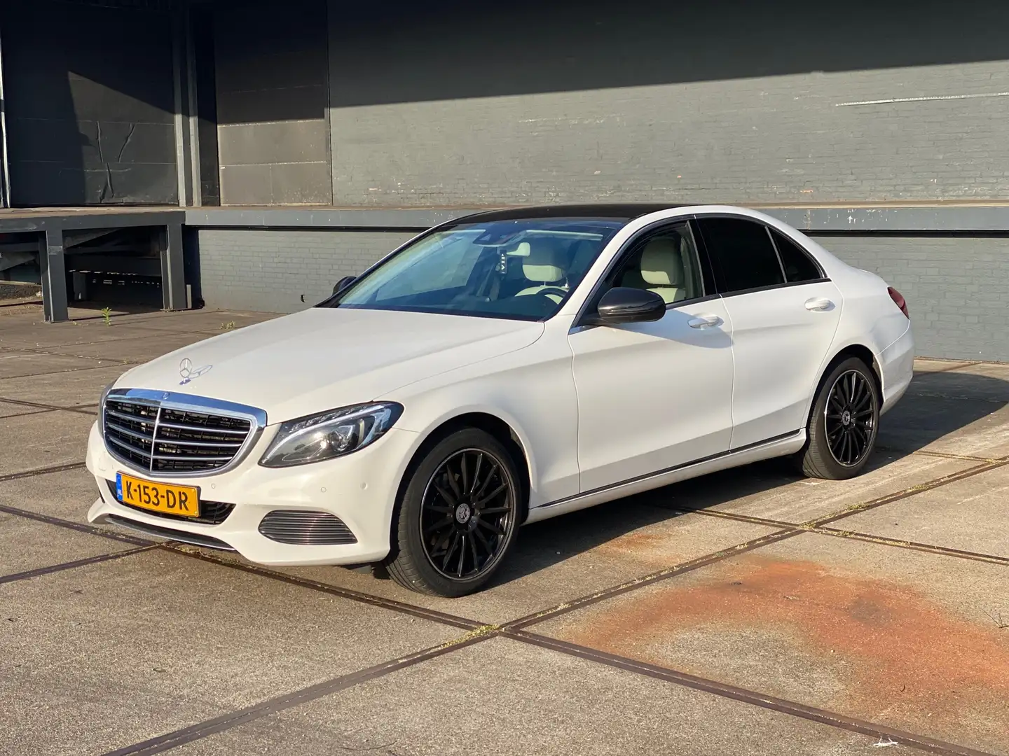 Mercedes-Benz C 180 Benzine Automaat Nette Auto Weiß - 1