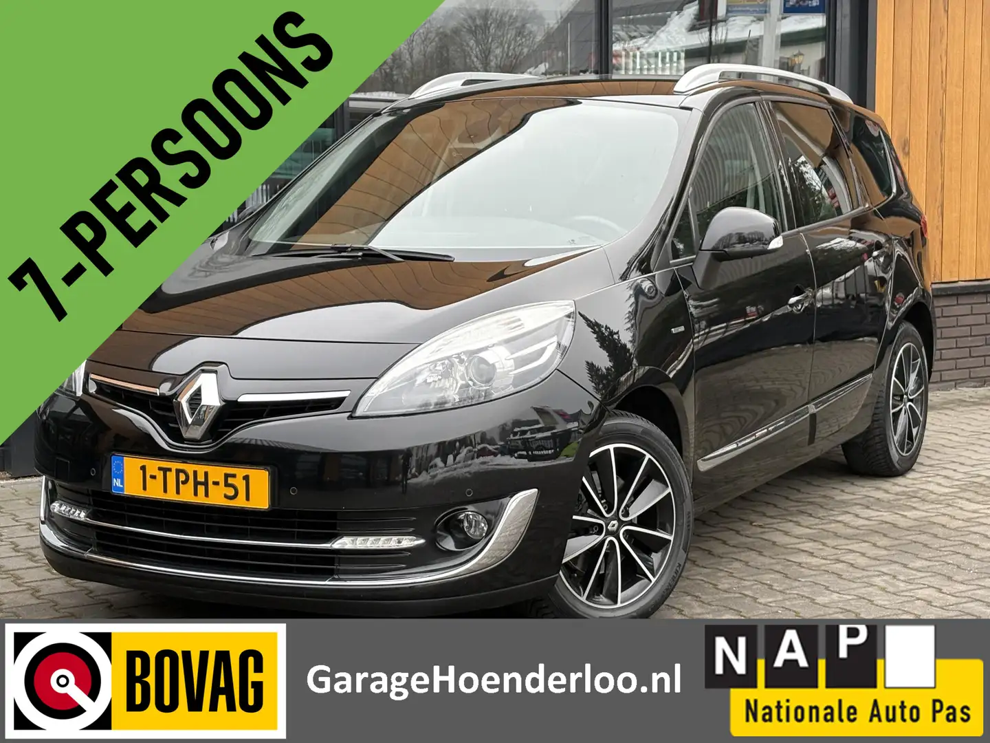 Renault Grand Scenic 1.2 TCe Bose 7p. Camera, Leer, Garantie Noir - 1