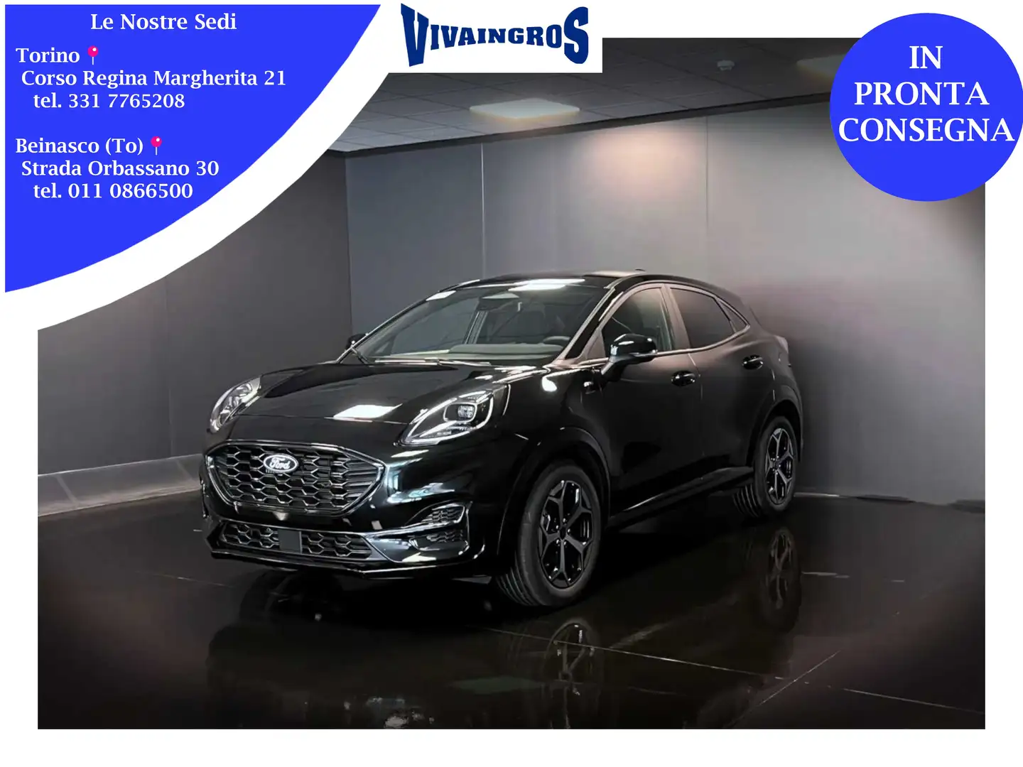 Ford Puma 1.0 EcoBoost Hybrid Aut. 125CV ST-Line Zwart - 1