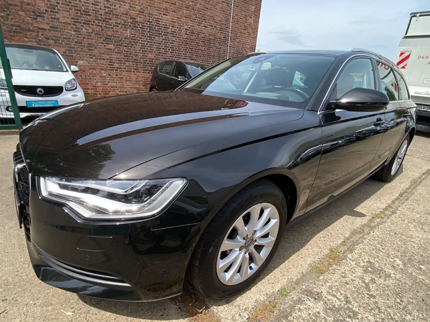 Audi A6 Avant 2.8 Aut.+Panorama+Leder+Head-up+1. Hand Negro - 1