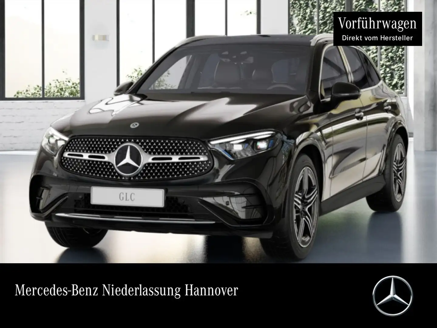 Mercedes-Benz GLC 450 d 4M AMG+PANO+360+AHK+BURMESTER+SITZKLIMA Zwart - 1