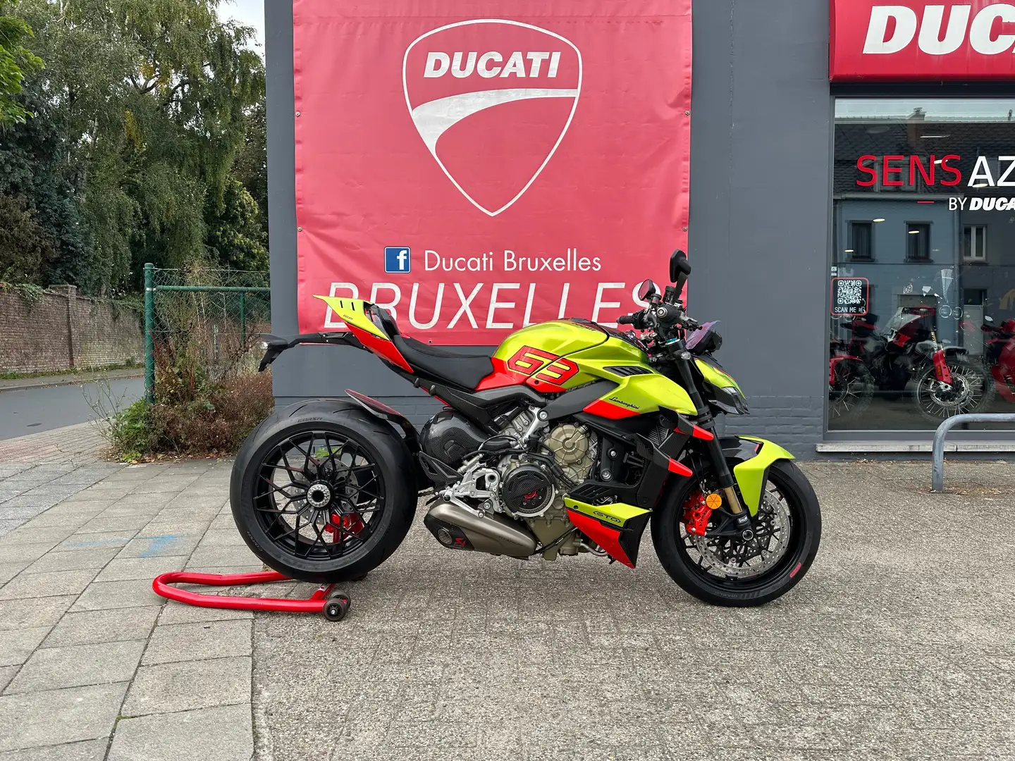 Ducati Streetfighter V4 Lamborghini #472 | "TVA Déductible" Grün - 2