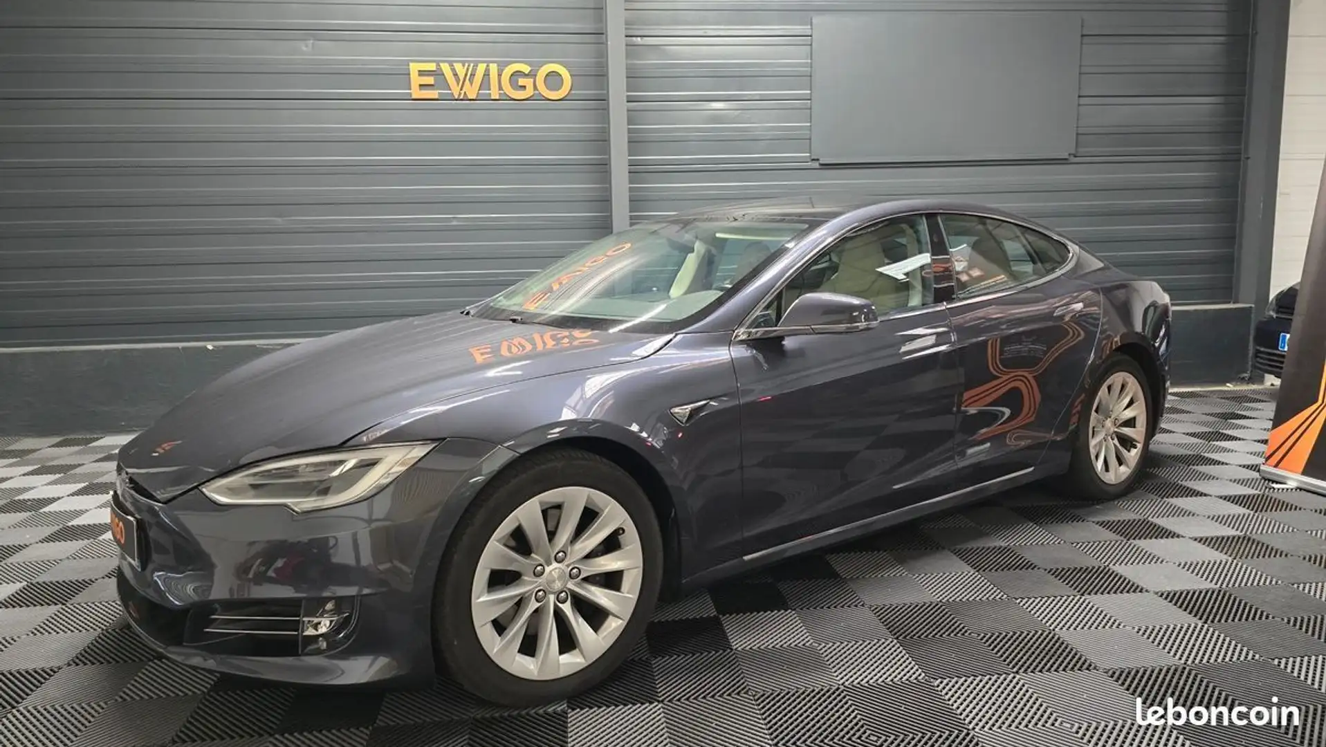 Tesla Model S model-s 75d 75kwh 4wd dual-motor bva tva recuperable Grijs - 1