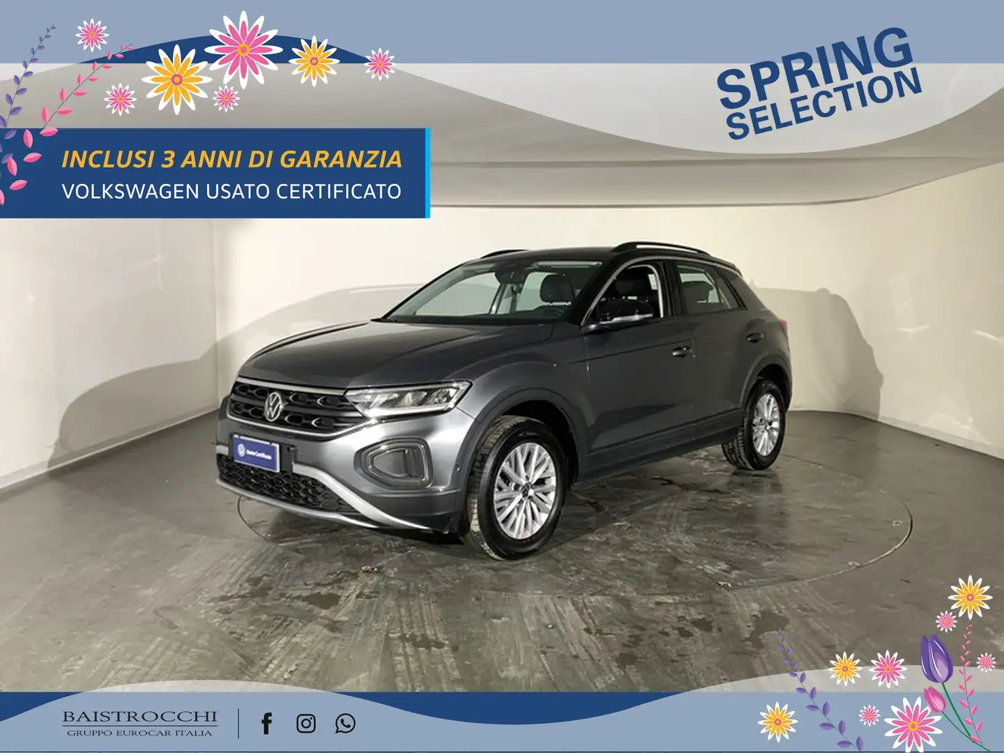 Volkswagen T-Roc 1.5 tsi life dsg Grigio - 1