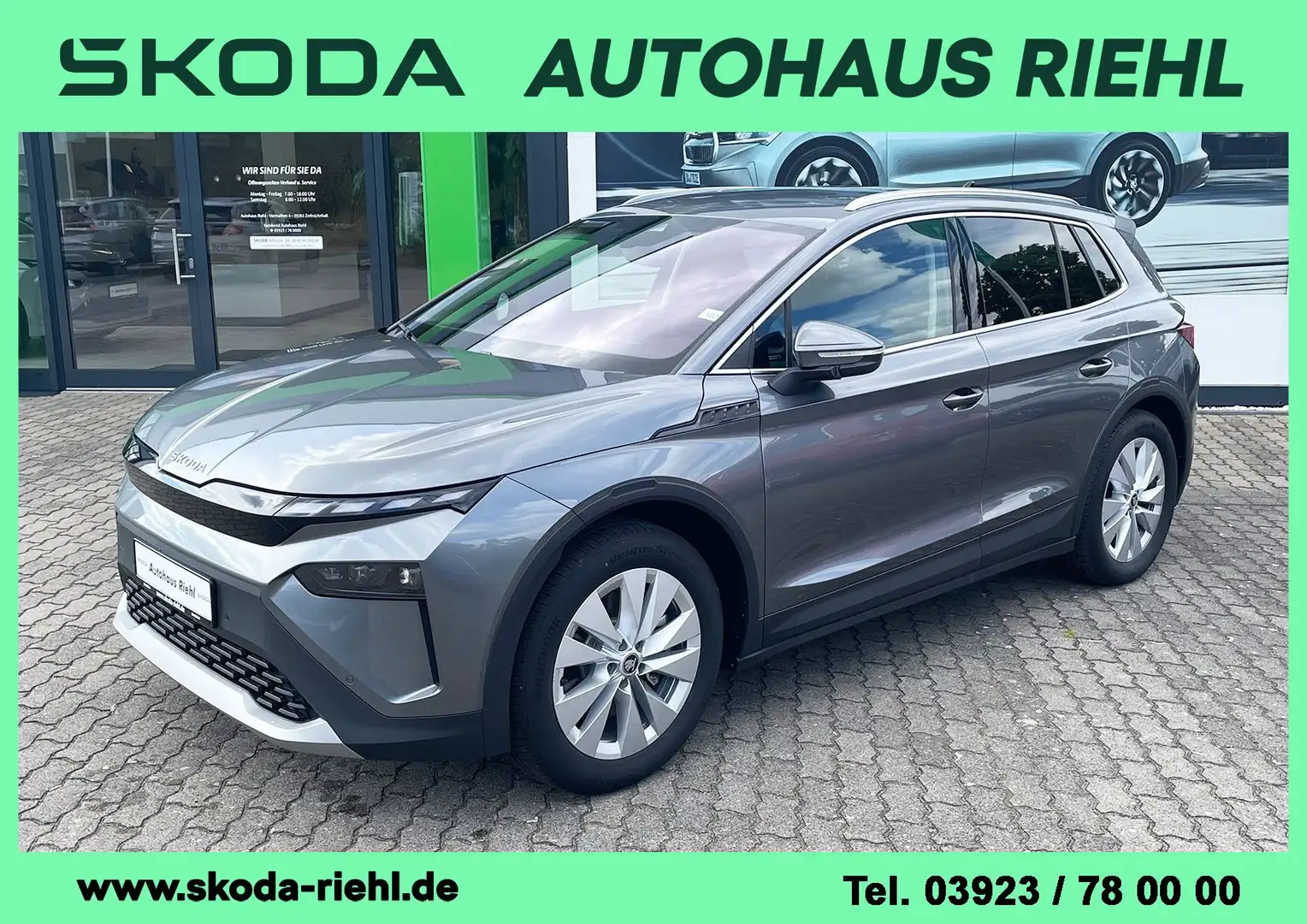 Skoda Elroq 85* Plus-Paket* !! 7.800,--€ NACHLASS AUF UPE!! Grau - 1