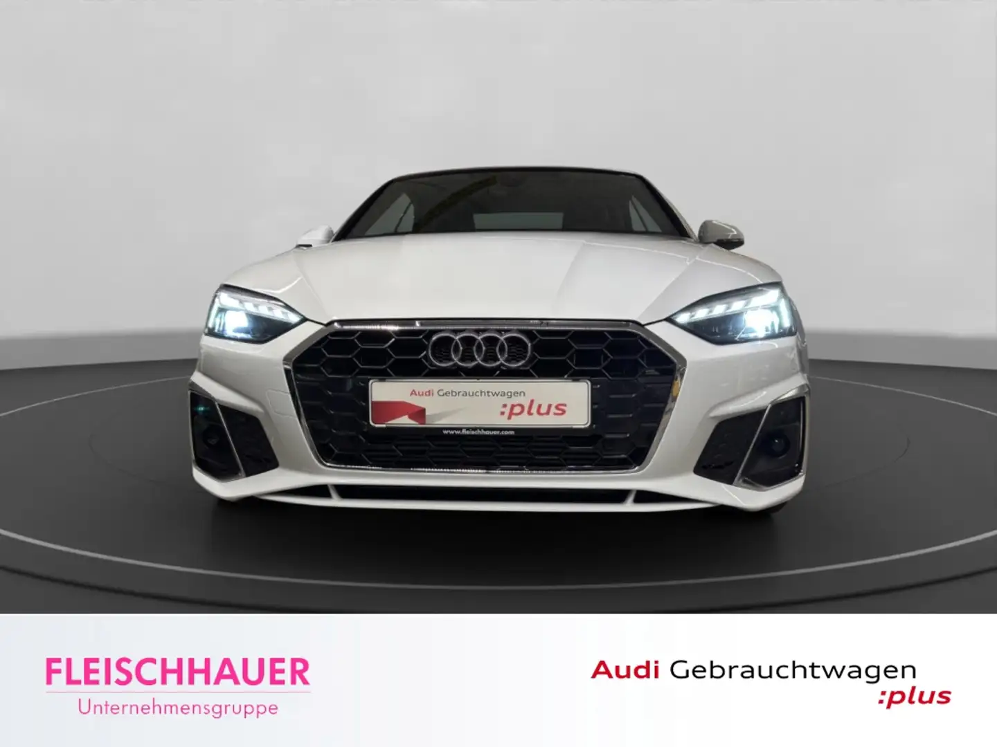 Audi A5 Cabrio 35 TFSI S line MATRIX+AHK+ACC+NAVI+VC+CARPL Weiß - 2