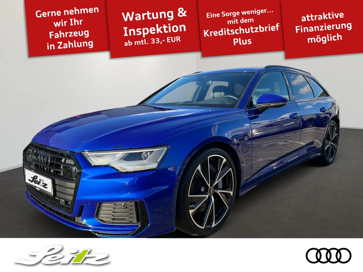 Audi A6 Avant 55 TFSI quattro sport *B&O*LED*KAMERA*NAVI* Bleu - 1