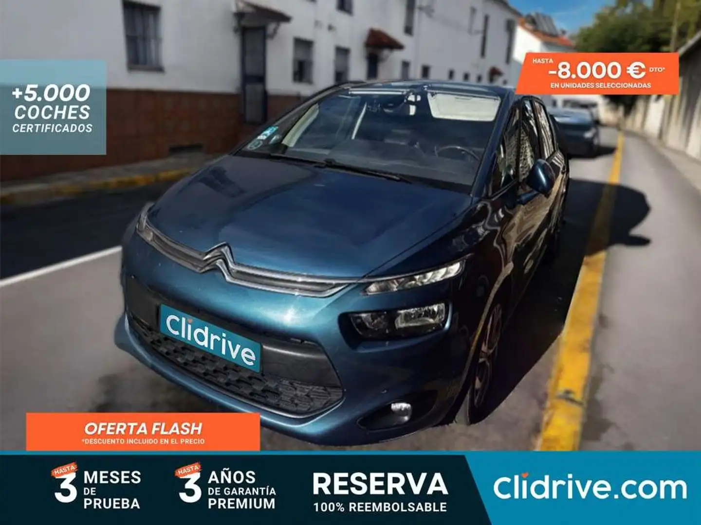 Citroen C4 BlueHDi 120cv EAT6 Feel Azul - 1